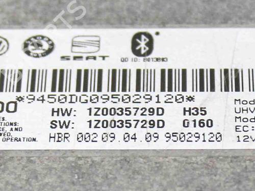 Used Electronic module SEAT LEON (1P1) 1.9 TDI (105 hp) 6491574