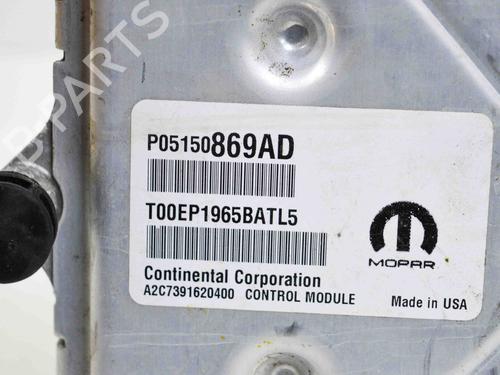 Engine control unit (ECU) DODGE CHALLENGER Coupe 5.7 | BP13465680M57 