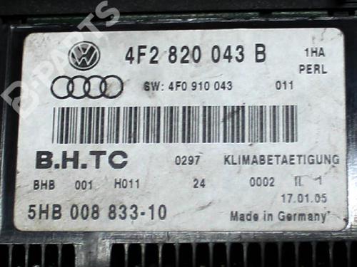 AC Styreenhet / Manøvreringsenhet AUDI A6 C6 Avant (4F5) 2.0 TDI | BP7913655I5 