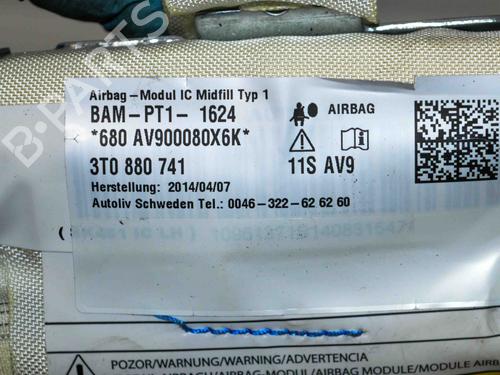 Left curtain airbag SKODA SUPERB II (3T4) 1.6 TDI | BP14675959C11 