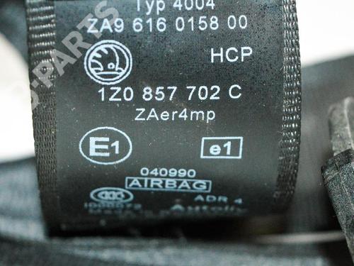 Front right seatbelt SKODA OCTAVIA II (1Z3) 1.6 TDI | BP10299957I25 