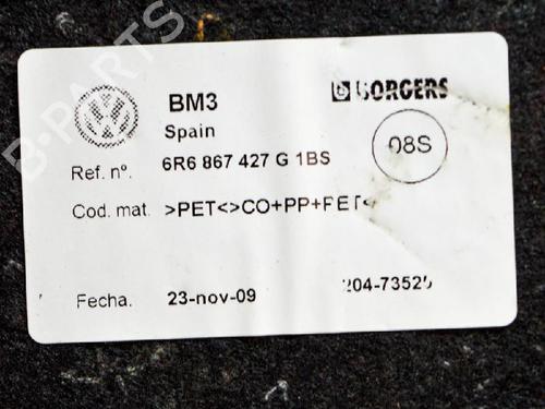 Used Boot lining VW POLO V (6R1, 6C1) 1.2 (60 hp) 14689489