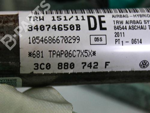 Right curtain airbag VW PASSAT B7 Variant (365) 2.0 TDI | BP10620703C12 