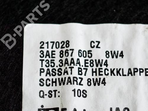 Tailgate trim VW PASSAT B7 (362) 2.0 TDI | BP6491894C151 