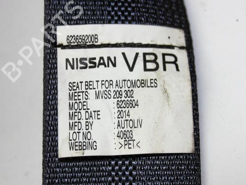 Rear right seatbelt NISSAN LEAF (ZE0) Electric | BP21492796I28