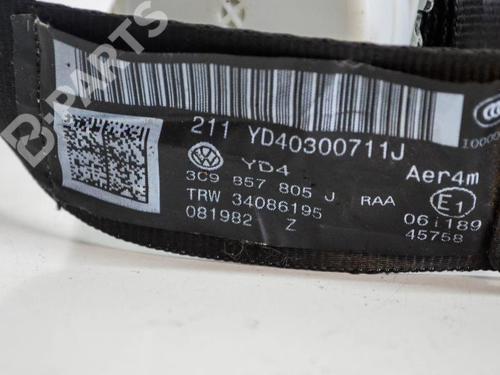 Rear left seatbelt VW PASSAT B7 Variant (365) 1.6 TDI | BP6872371I29 