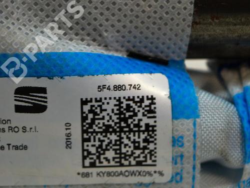 Høyre gardin kollisjonspute SEAT LEON (5F1) 1.4 TSI | BP6497294C12 