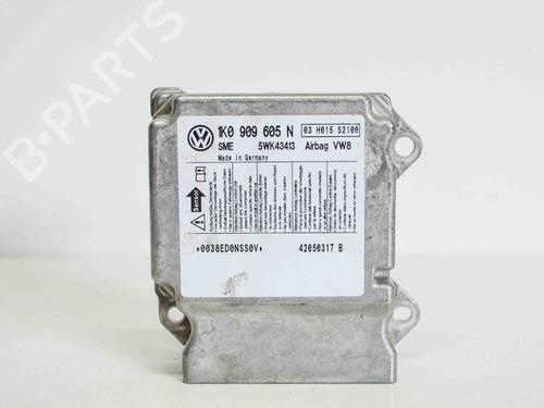 Airbag styreenhed VW GOLF V (1K1) 1.9 TDI (105 hp) 6494076