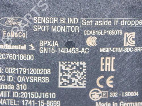 Electronic module FORD ECOSPORT 1.0 EcoBoost | BP19651655M83