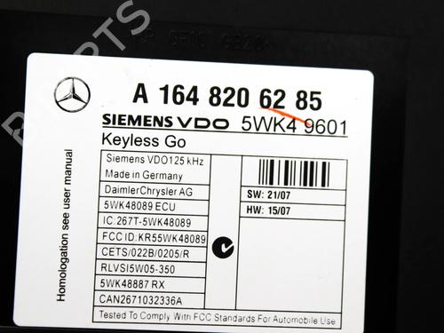 Electronic module MERCEDES-BENZ GL-CLASS (X164) GL 500 4-matic (164.886) | BP31857903M83  - Image 6