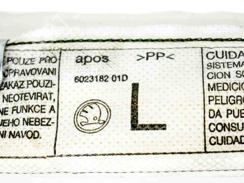Left curtain airbag SKODA OCTAVIA II Combi (1Z5) 1.8 TSI | BP14683514C11
