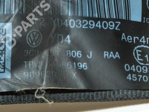 Rear right seatbelt VW PASSAT B6 Variant (3C5) 1.4 TSI | BP6876011I28 