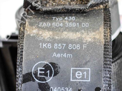 Used Rear right seatbelt VW GOLF V (1K1) 1.9 TDI (105 hp) 6876238