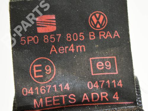 Rear right seatbelt SEAT ALTEA (5P1) 1.9 TDI | BP8348046I28 