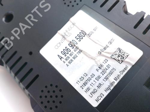 Instrument cluster MERCEDES-BENZ SPRINTER 3-t Van (B906)  | BP16124659C47 