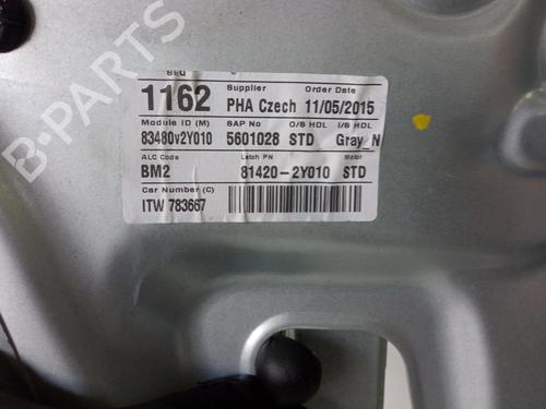 Rear right window mechanism HYUNDAI ix35 (LM, EL, ELH)  | BP10662922C25 