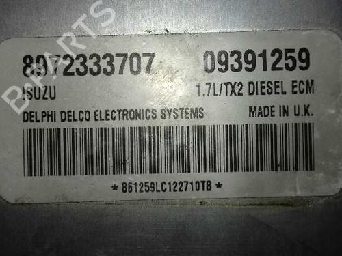 Engine control unit (ECU) OPEL CORSA C (X01)  | BP7963781M57 