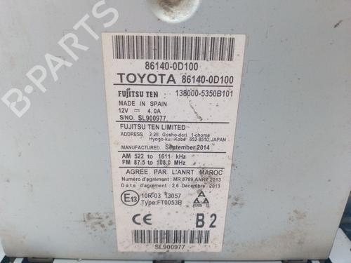 Radio TOYOTA YARIS Hatchback Van (_P13_) 1.0 VVTi (KSP130) | BP25851090E6 