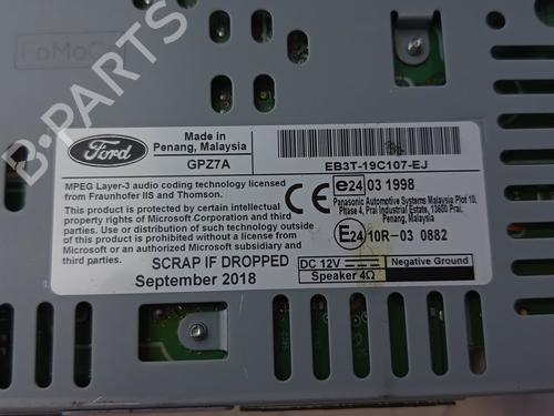 Bilradio FORD RANGER (TKE)  | BP30873667E6 