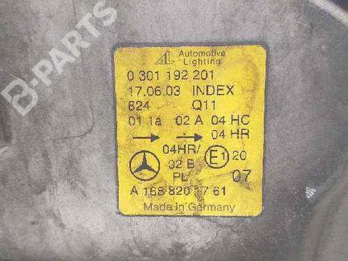 Left headlight MERCEDES-BENZ A-CLASS (W168) A 190 (168.032, 168.132) | BP7959873C28 