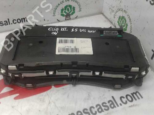 Used Instrument cluster RENAULT CLIO III (BR0/1, CR0/1) [2005-2014]  7953650