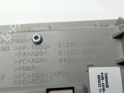Interior roof light TOYOTA YARIS (_P13_)  | BP12310198I8 