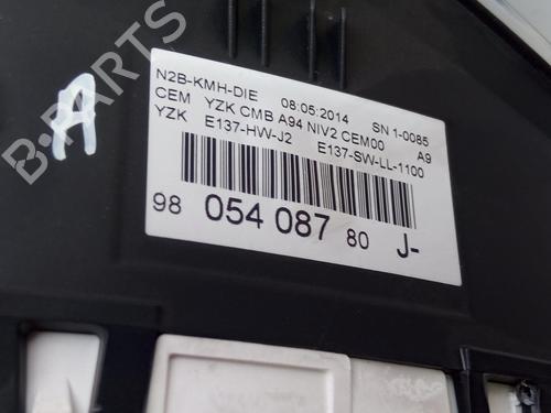 Instrument cluster PEUGEOT 2008 I (CU_)  | BP16124669C47 