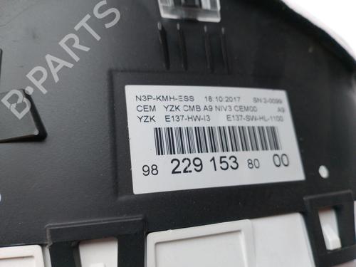 Instrument cluster PEUGEOT 208 I (CA_, CC_) 1.2 VTI 82 | BP13251289C47 