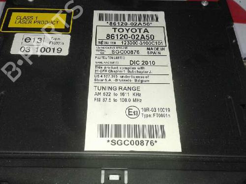Radio TOYOTA AURIS (_E15_)  | BP7952811E6 