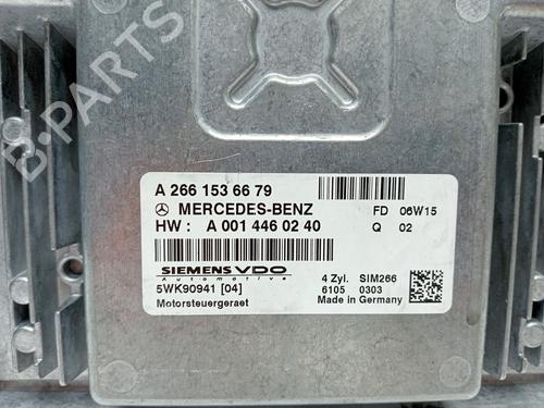 Engine control unit (ECU) MERCEDES-BENZ A-CLASS (W169)  | BP16167132M57 