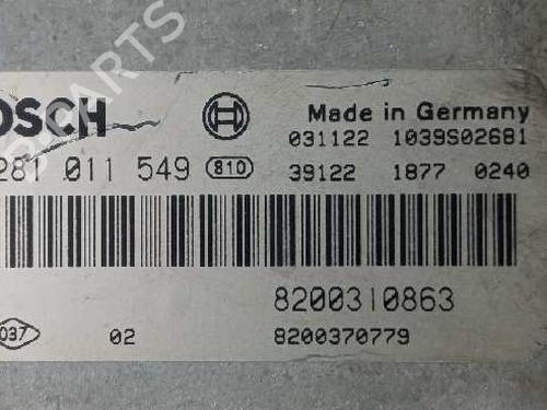 Engine control unit (ECU) RENAULT MEGANE II (BM0/1_, CM0/1_)  | BP7961126M57 