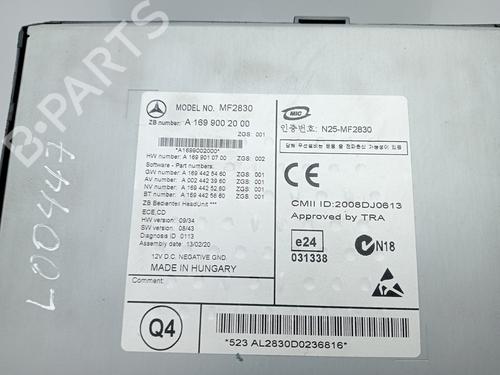 Radio MERCEDES-BENZ SPRINTER 3,5-t Van (B907, B910) 319 CDI RWD (907.633, 907.635, 907.637) | BP16196997E6 