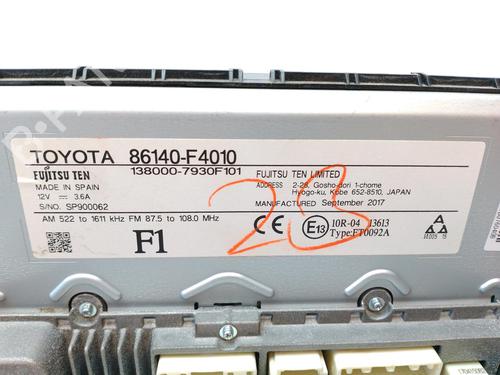 Electronic module TOYOTA C-HR (_X1_)  | BP13897132M83 