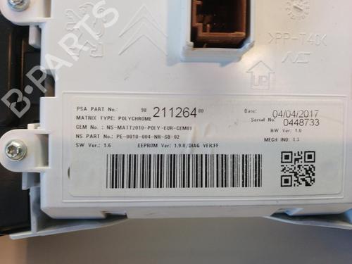 Instrument cluster PEUGEOT 508 I (8D_)  | BP10322037C47 
