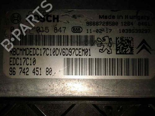 Engine control unit (ECU) CITROËN C3 II (SC_)  | BP7963678M57 