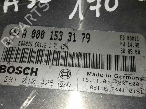 Used Engine control unit (ECU) MERCEDES-BENZ A-CLASS (W168) A 170 CDI (168.009, 168.109) (95 hp) 7963535