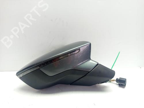 Used Right mirror SEAT LEON (5F1) 1.6 TDI (105 hp) 32195453