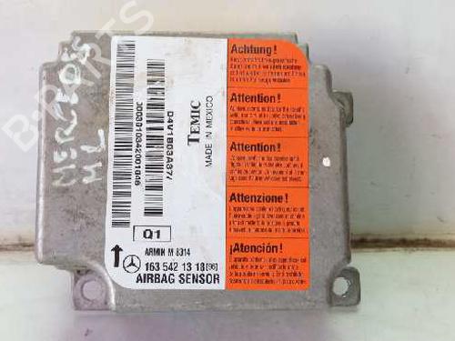 Used ECU airbags MERCEDES-BENZ M-CLASS (W163) ML 270 CDI (163.113) (163 hp) 10165384