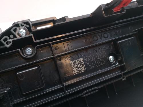 Climate control TOYOTA YARIS (_P13_)  | BP16714711I5
