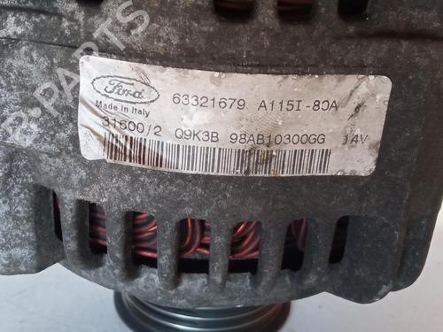 Alternator FORD FOCUS I (DAW, DBW) 2.0 16V | BP9238430M7 