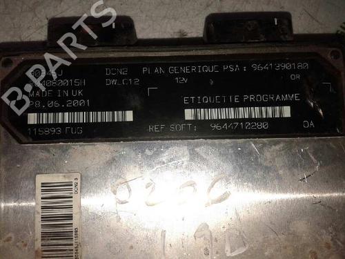 Computer motormanagement PEUGEOT 206 Hatchback (2A/C)  | BP7963636M57 