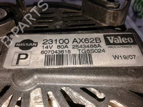 Alternator NISSAN MICRA III (K12)  | BP7962105M7 