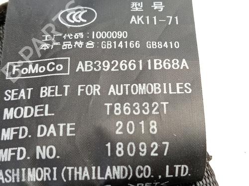 Rear right seatbelt FORD RANGER (TKE) | BP31125238I28 - Image 2