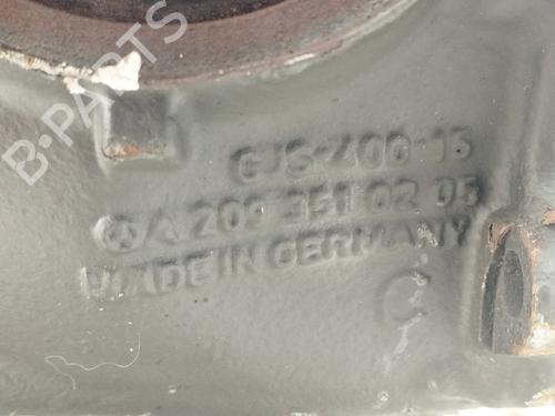 Rear differential MERCEDES-BENZ CLK (C209)  | BP17046365M24 
