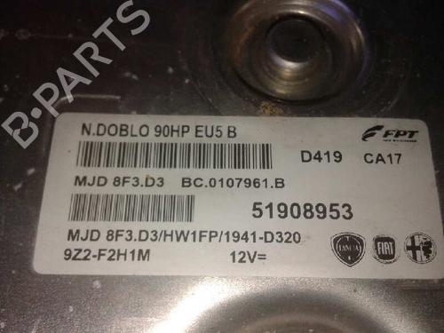 Used Engine control unit (ECU) OPEL COMBO Box Body/MPV (X12) 1.6 CDTI (B05) (105 hp) 10275721