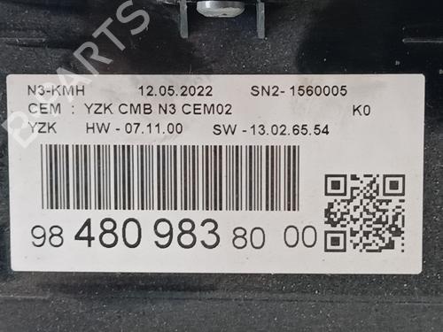 Instrument cluster TOYOTA PROACE Van (MDZ_) 1.5 D4d (MDZ8) | BP38016785C47 - Image 15