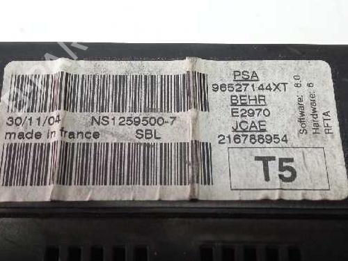 Climate control PEUGEOT 307 SW (3H)  | BP7960948I5 