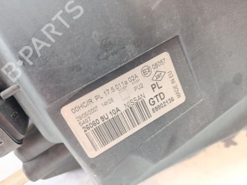 Right headlight NISSAN NOTE (E11, NE11) 1.4 | BP34367118C29 - Image 4