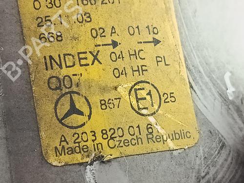 Left headlight MERCEDES-BENZ C-CLASS (W203) C 220 CDI (203.006, 203.008) | BP33540814C28 - Image 7