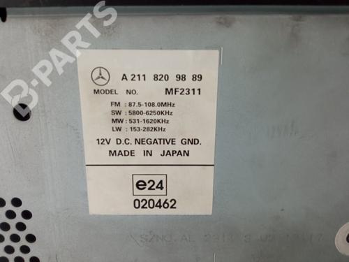 Radio MERCEDES-BENZ E-CLASS (W211) E 320 CDI (211.026) | BP11422302E6 